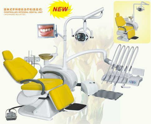 CE تاشو بیمار دندانپزشکی صندلی واحد برق Highhand سوار