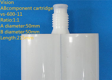 AB چسب 600ml 1: 1 دو اپوکسی کارتریج کارتریج دوگانه AB چسب کارتریج