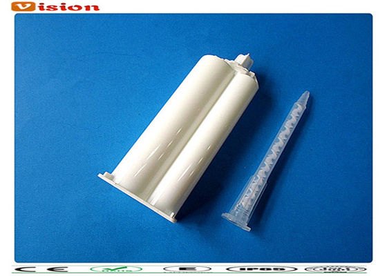کننده 50ml 2: 1 کارتریج دوگانه، دو کارتریج و اجزای تشکیل، اپوکسی پلاستیک کارتریج