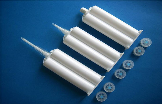 PP کننده 50ml مواد (1: 1) اپوکسی dispenising دو جزء خالی کارتریج چسب