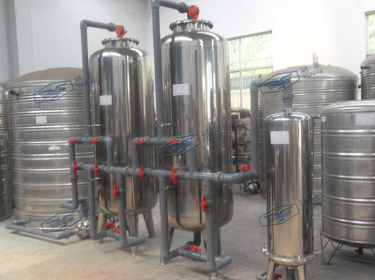 3.15kw سیستم تصفیه آب خالص سیستم اسمز معکوس تصفیه آب 3000L / H