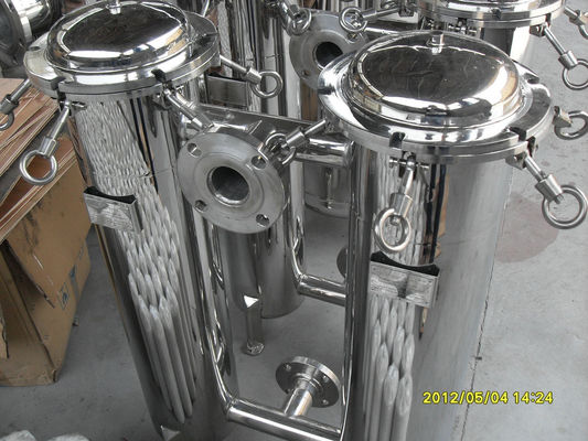 5 &quot;کیسه صنعتی مسکن فیلتر های پلاستیکی برای پوشش کف، ASTM SS 304 / SS 316