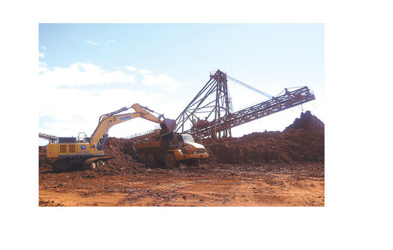 XCMG بزرگ هیدرولیک کاوشگر بیل، ظرفیت سطل 4.5m3، وزن عملیات 88000kgs