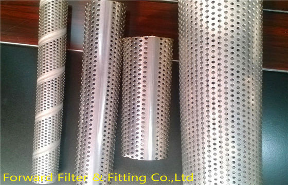 1/4 &#39;&#39; - 12 &#39;&#39; اسپیرال جوش داده شده پنجره های سوراخ فلزی لوله برای قاب فیلتر