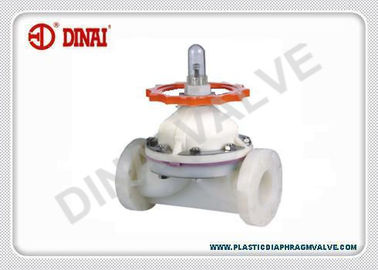 دریچه دیافراگم پلاستیکی برای کارخانه کلر UPVC، CPVC، PVDF، شیر PPH دیافراگم