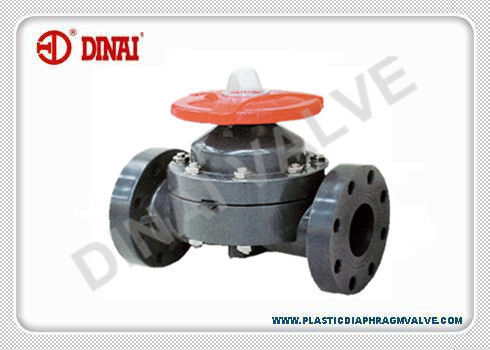 دریچه دیافراگم پلاستیکی برای صنایع غذایی خط لوله کشی آب نمک UPVC، CPVC، PVDF، PPH ساخته