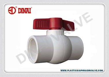 3/8 &#39;&#39; - 4 &#39;&#39; جمع و جور توپ دریچه پلاستیکی با NPT / BSPT پایان موضوع
