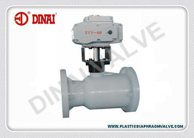 برقی پلاستیکی دریچه های توپ DC24V AC220V، تنظیم نوع با محدودیت سوئیچ