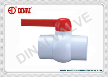 راحت پی وی سی موضوعی دریچه های توپ NPT / BSPT 1/2 &quot;- 4&quot; ANSI / JIS / DIN استاندارد