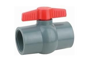 راحت پی وی سی موضوعی دریچه های توپ NPT / BSPT 1/2 &quot;- 4&quot; ANSI / JIS / DIN استاندارد